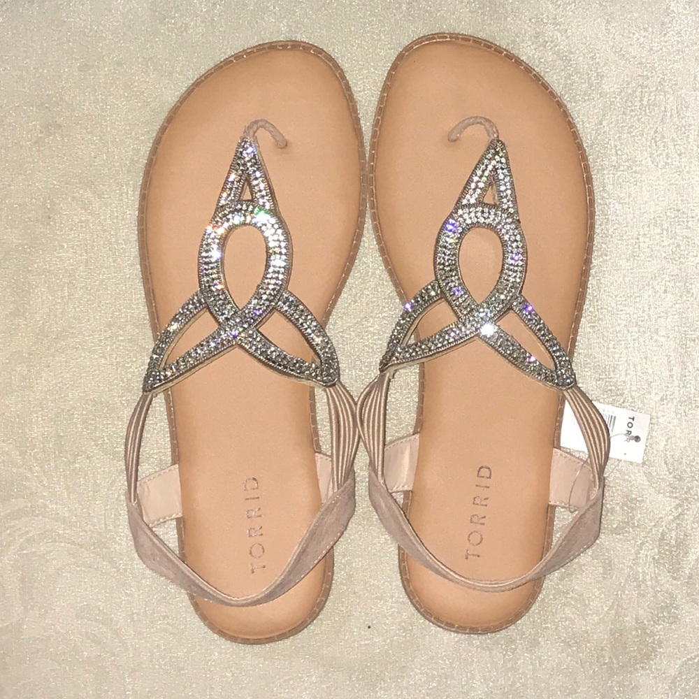 Torrid sparkly sandals